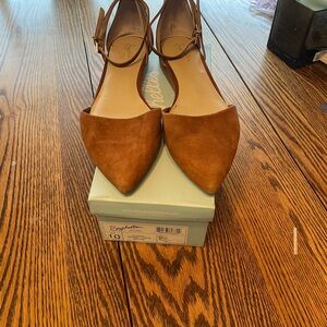 Seychelles Women's Tan Suede Flats